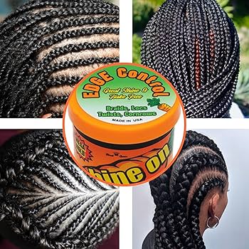 Amazon.com : Black Queen 4C Edge Control Gel – Extreme Hold, Flake